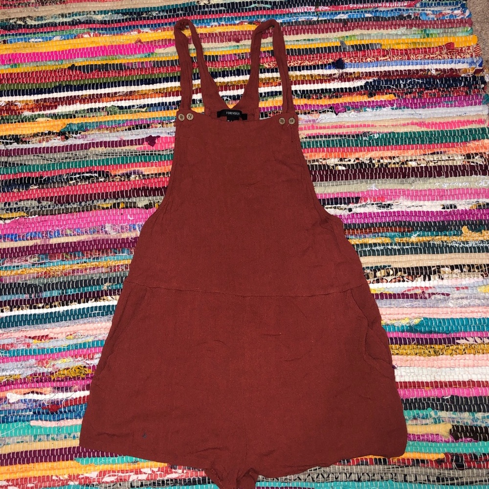 Burnt Orange Romper
